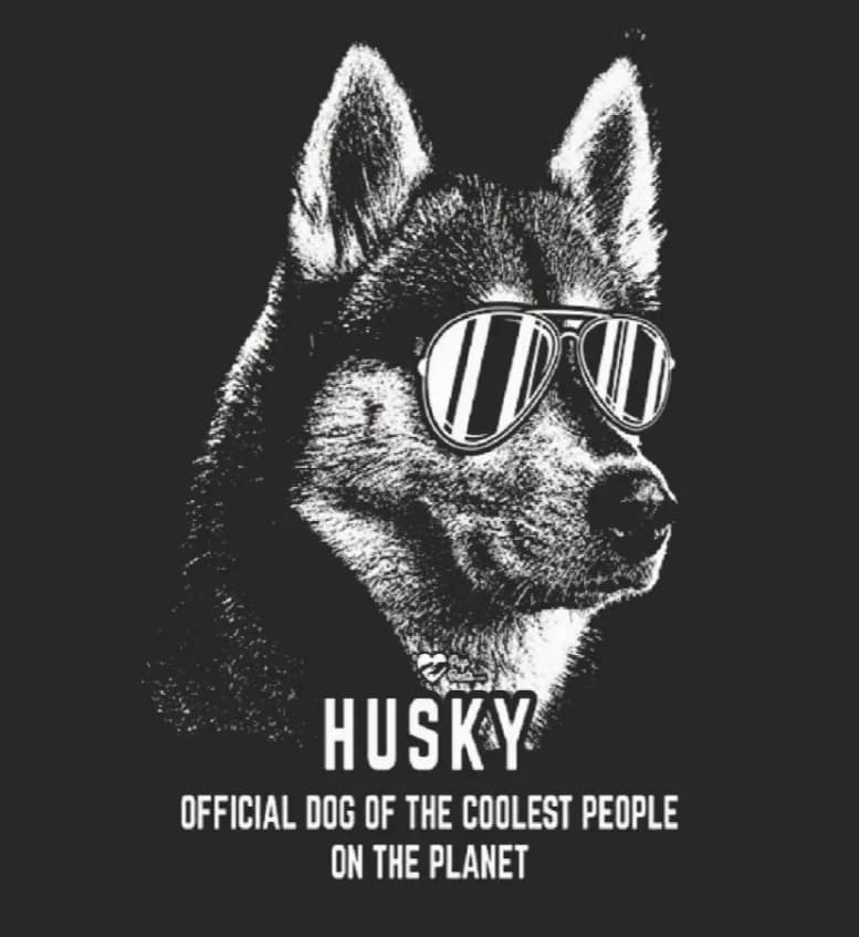 Dog of The Coolest Siberian Husky Dog Lovers Gift Mens T-Shirt. Summer Cotton Short Sleeve O-Neck Unisex T Shirt New S-3XL