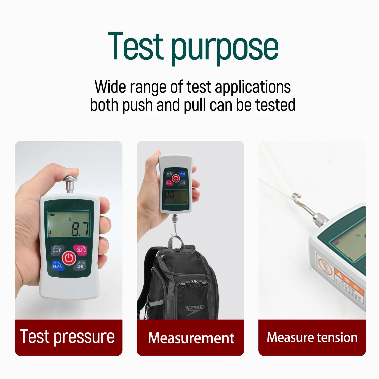 ALIYIQI 20N 4.4LB Economical Push Pull Digital Force Gauge with 1 Year Warranty and OEM Customization