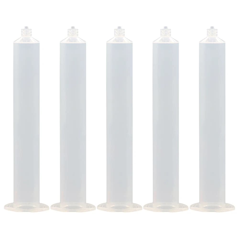 100pcs 55CC Industrial Syringe Barrel Tip Adapter Flux Plastic Barrel With Piston Glue Dispenser Dispensing Needle