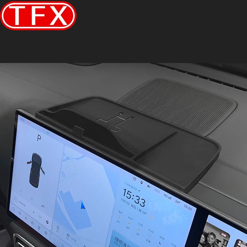 For Li Lixiagng L6 L7 L8 L9 Huawei Aito M9 Car Styling Silicone Screen Rear Storage Box Organizer Auto Modification Accessories