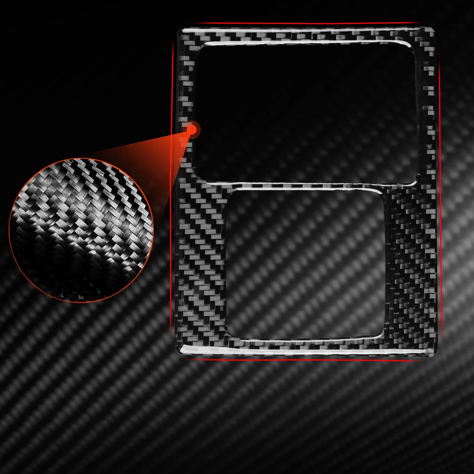 Real Carbon Fiber Car Accessories Trunk Switch Interior Cover Soft Sticker For Lexus RX350 RX450h 2010 2011 2012 2013 2014 2015