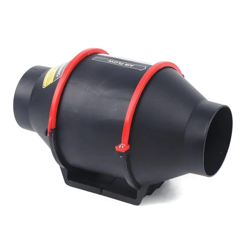 Duct Fan, 40W Motor, 182CFM, Pure Copper, Compact, Easy to Install