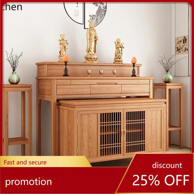 HT table for black walnut living room Buddhist hall incense table for simple