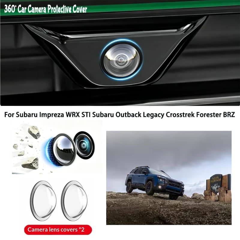Car camera protective cover lens cover For Subaru Impreza WRX STI Subaru Outback Legacy Crosstrek Forester BRZ