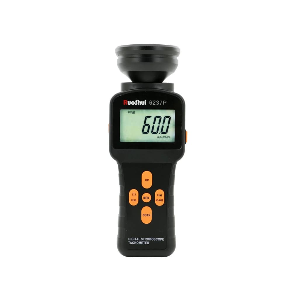 6237P RuoShui 60 to 19999RPM/FPM Digital Stroboscope Tachometer