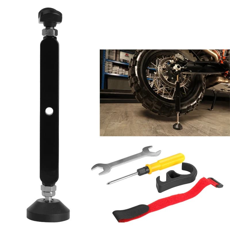 Luyuan Motorcycle Portable Lift Stand Trail Stand Rear Wheel Emergency Side Stand Kickstand for KTJQC-090106
