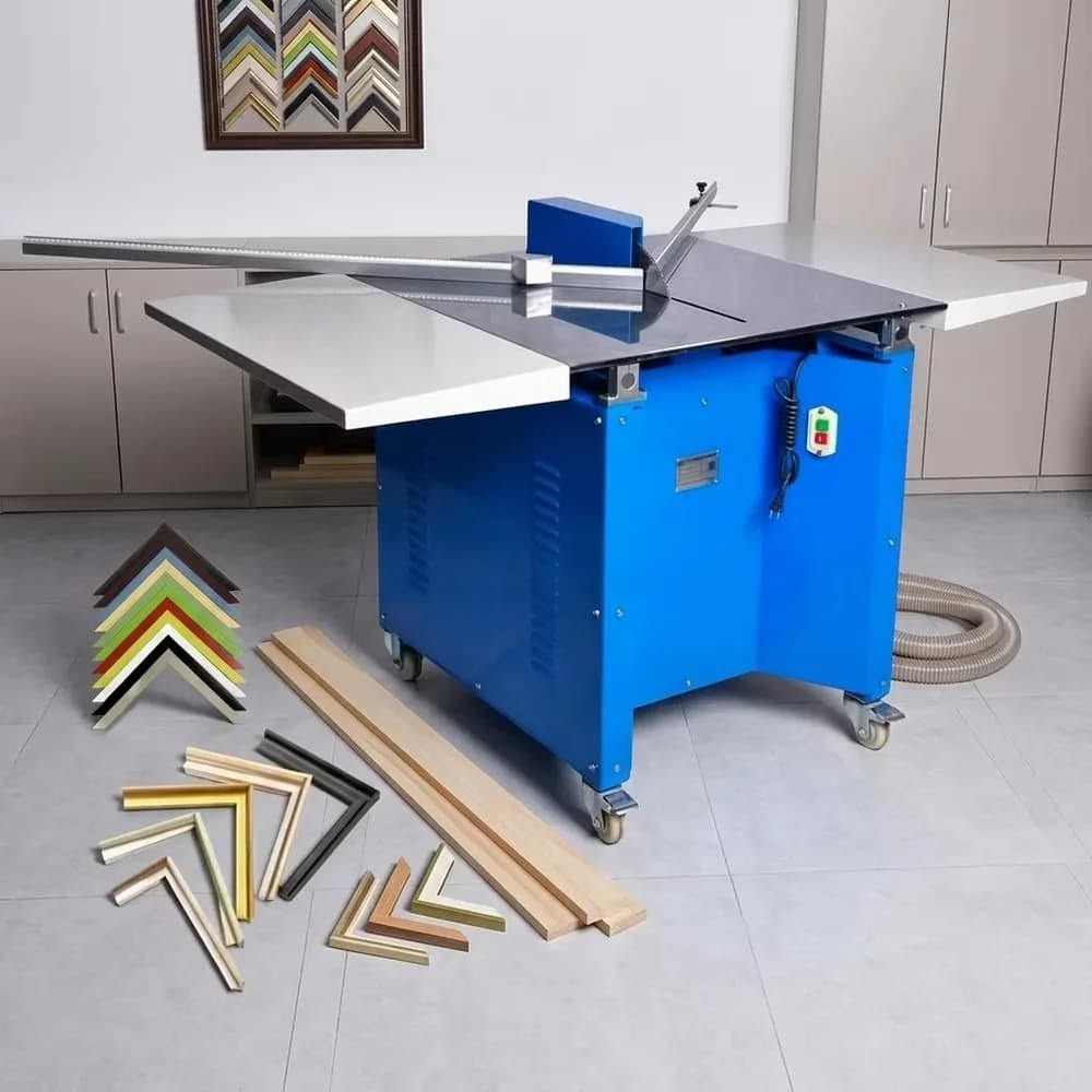 45 Degree Tilting Table Saw 200mm Woodworking Benchtop Cutting Machine with ON/OFF Button for DIY Wood Cutting