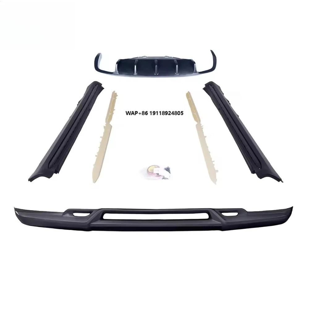 TKT Style 2018-Up for Macan 95B.2 Rear Bumper Diffuser Front Lip Side Skirts Bodykit Upgrade PP PU Material New