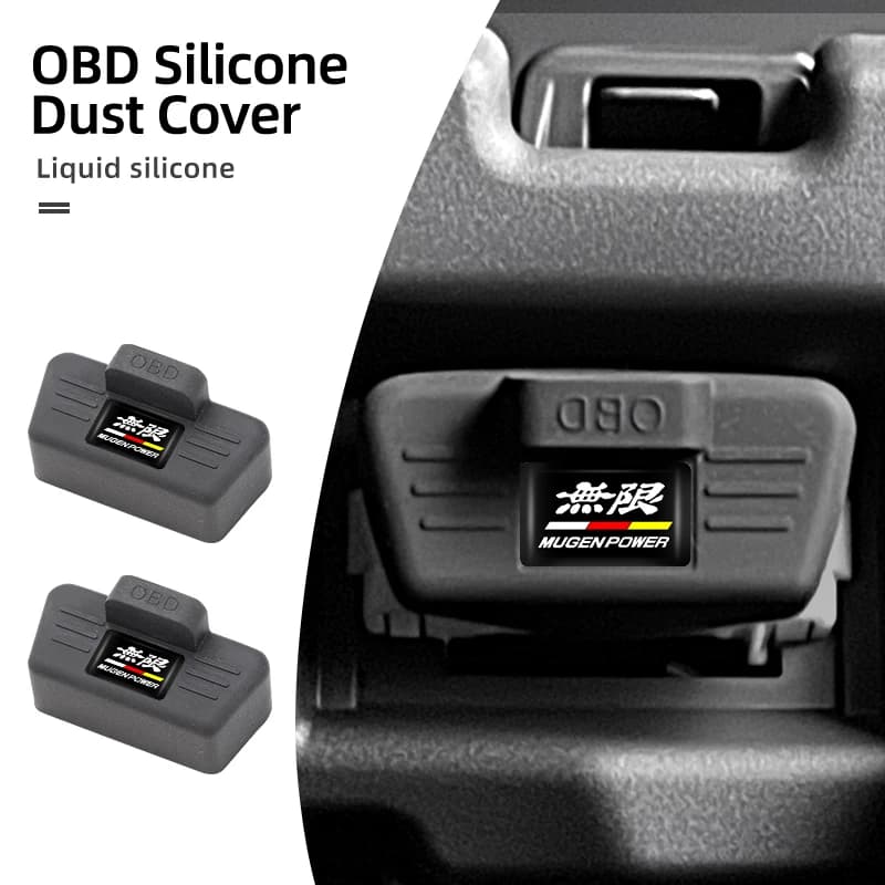 Car OBD Port All-in-One Dust Cover Silicone Clogging Cap Auto Accessories For Honda Civic Accord CRV Jazz Fit HRV Odyssey