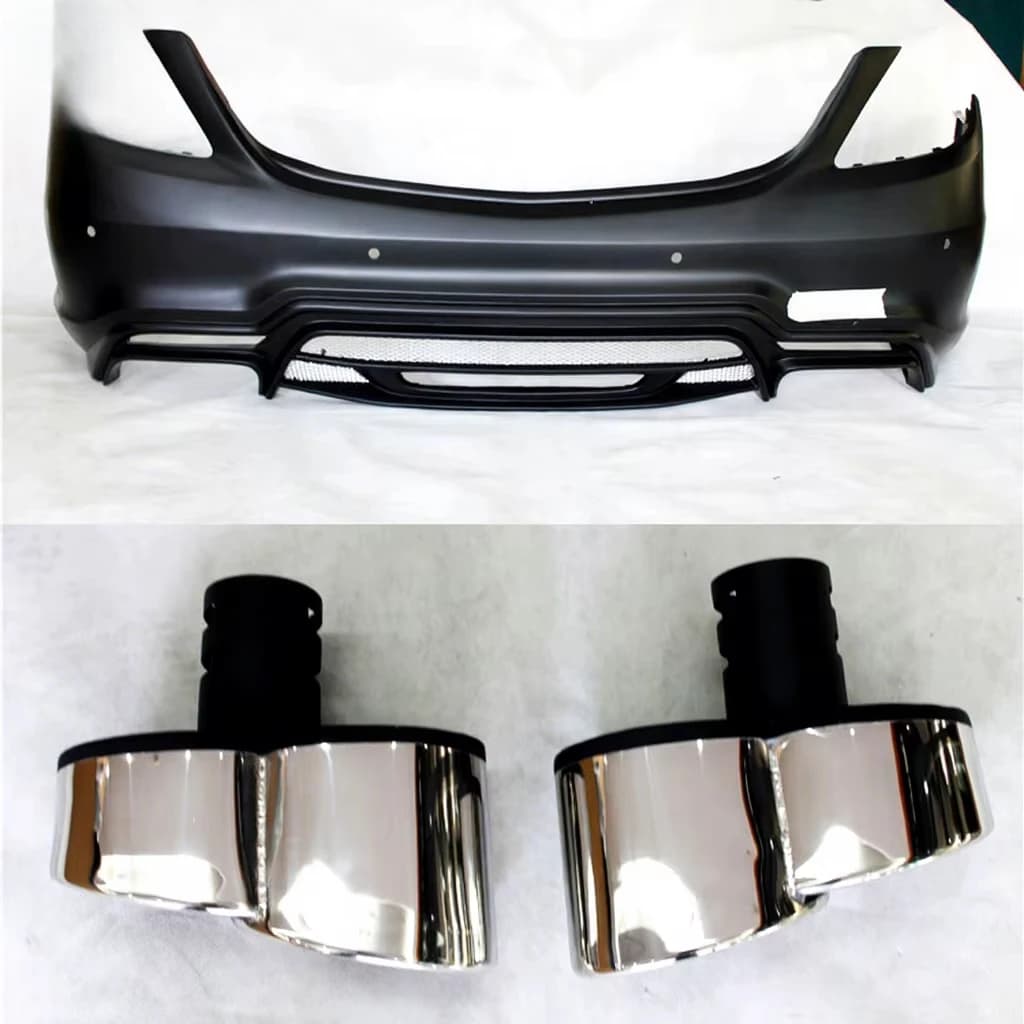 S-Class W222 WD Style Front/Rear Bumper Fender Body Kit PP Material Black Primer Original Fitment New Condition LCK Brand