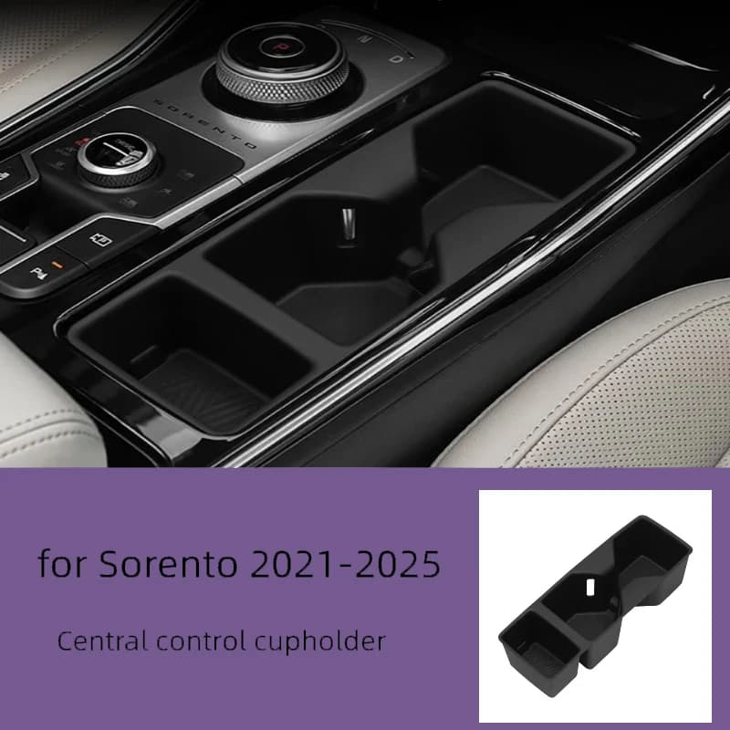 Suitable for 21-25 Sorento central control water cup seat shock absorber cover limit beverage storage seat modification