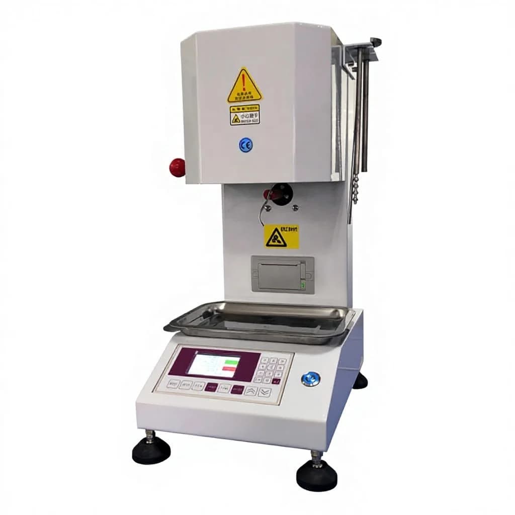ABS Resin PE Plastic Testing Push Button MFR Method Melt Flow Rate Tester
