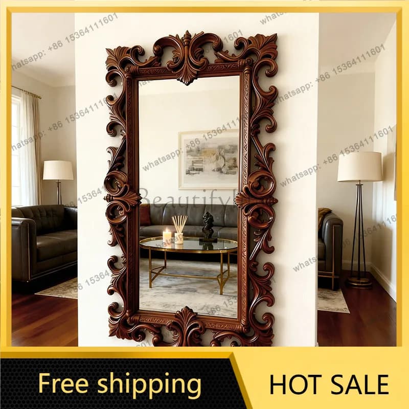 Hanging Big Decorative Mirrors Vintage Nordic Living Room Mirrors Full Body Design Princess Espejos