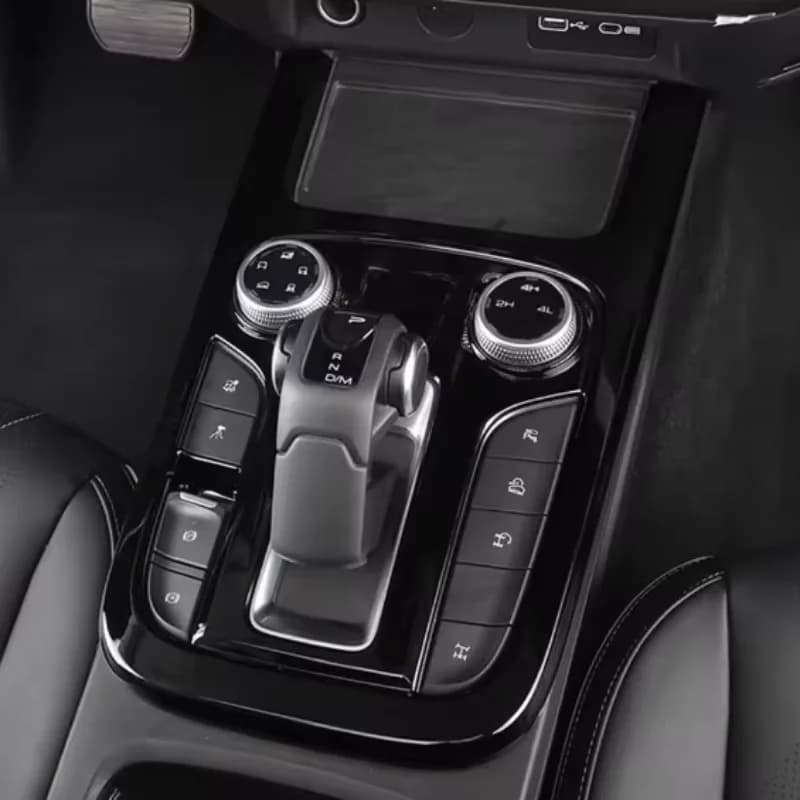 LHD For GWM WEY Tank 300 2022 2023 2024 Tank300 Car Accessories ABS Plastic Car Front Seat Water Cup Holder Cover 1PC
