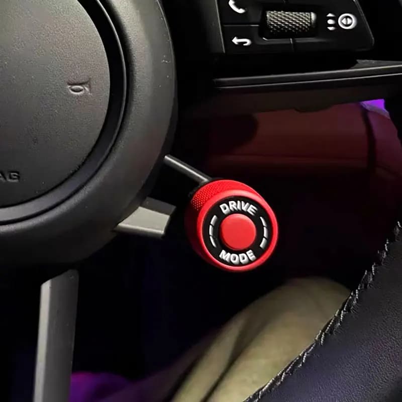 Sport Chrono Steering Wheel Button for Porsche Cayenne/Panamera Macan/911 718/Taycan 2017-2025 SC Mode Switch Kit Plug Play