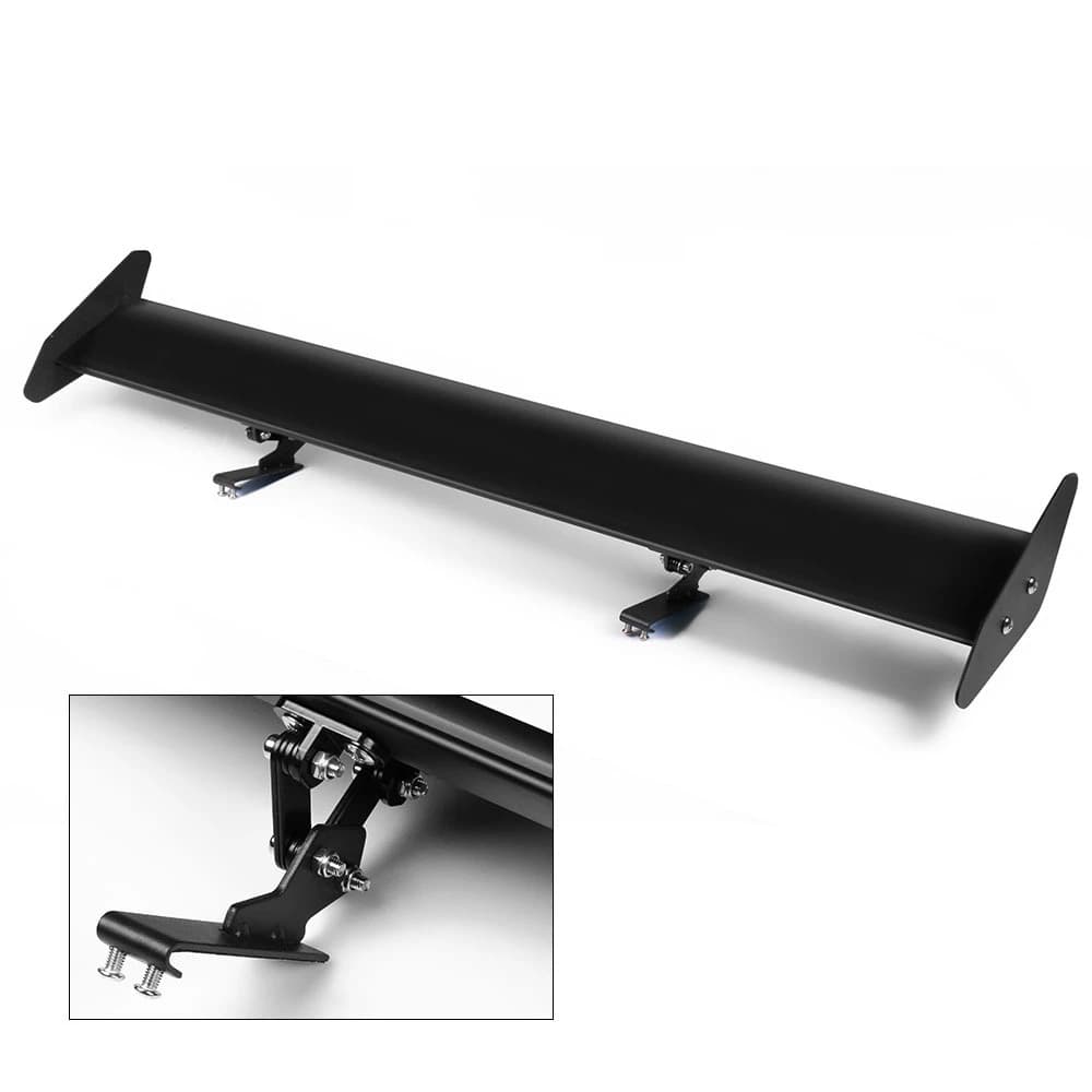 43''/110cm  Lightweight Universal Rear Wing Spoiler Single Streamline Deck Set for Any Hatchback with Even Trunk