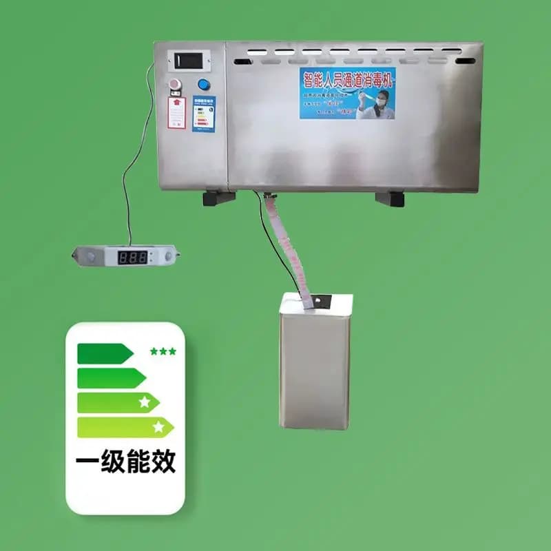 Wall-mounted intelligent atomization disinfection machine, farm-mounted intelligent atomization channel disinfection machine