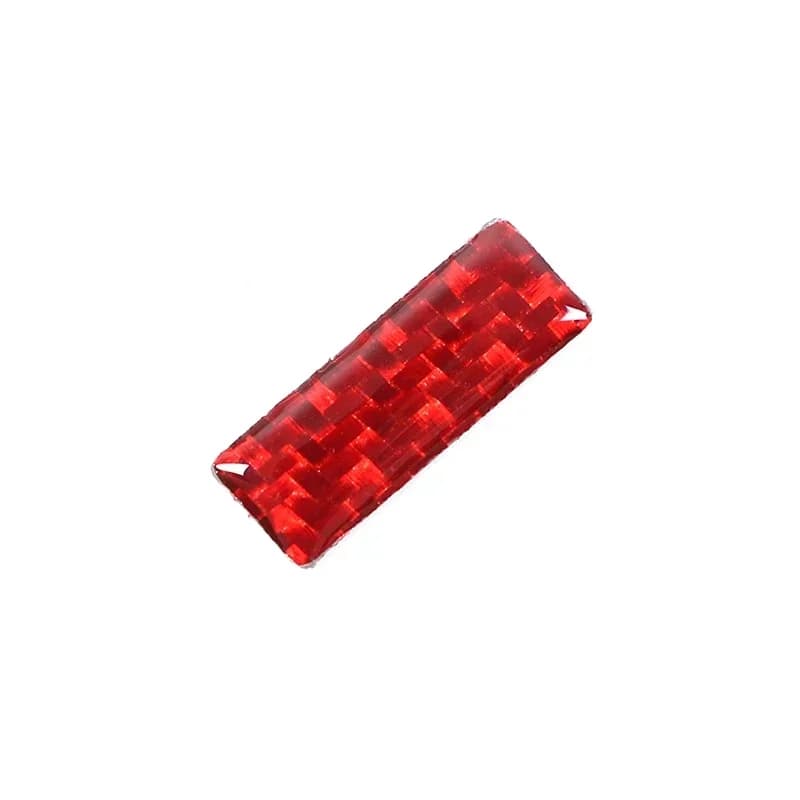 For Audi A8 2004-2012 Car Flameout Switch Decorative Sticker Soft Carbon Fiber Car Interior Accessories 1Pcs