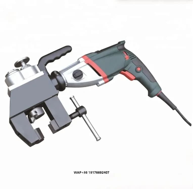 Hot Sale Single Head Steel Tube End Forming Hand Tools bar Portable Pipe End Beveling Chamfering Machine
