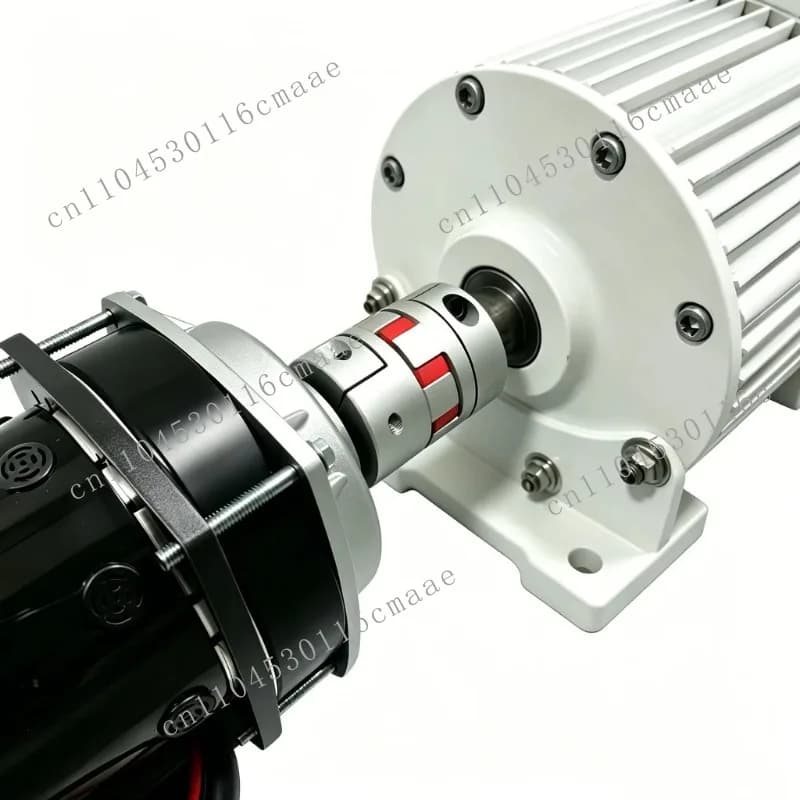 low-speed three-phase with DC permanent magnet motor for test systems for wind turbines and hydroelectric power generation