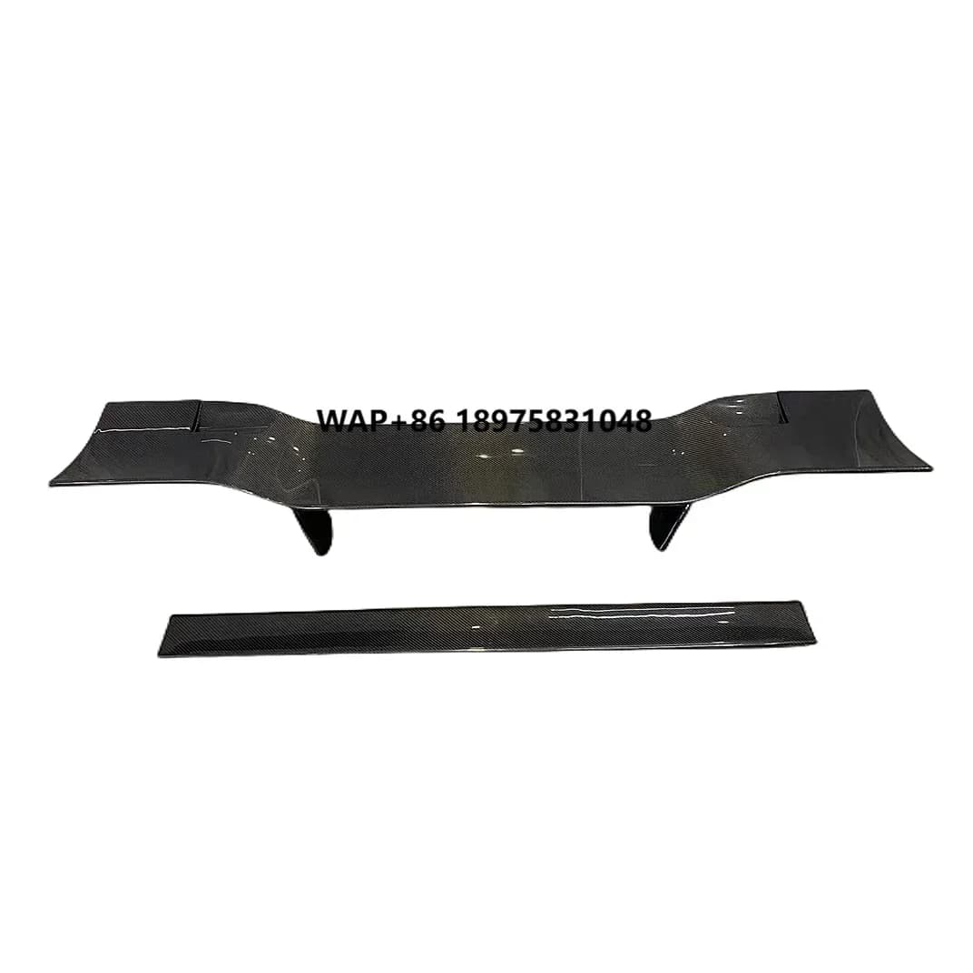 Tuning Parts M Style Matte Black Carbon Fiber Auto Car Rear Spoiler