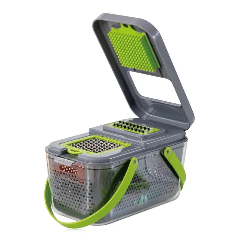 Multifunctional 22-piece vegetable cutter storage box for home use