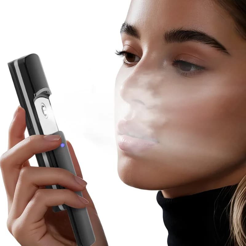 Nano Ionic Facial Steamer - Portable Rechargeable Face Mist Sprayer for Skin Hydration
