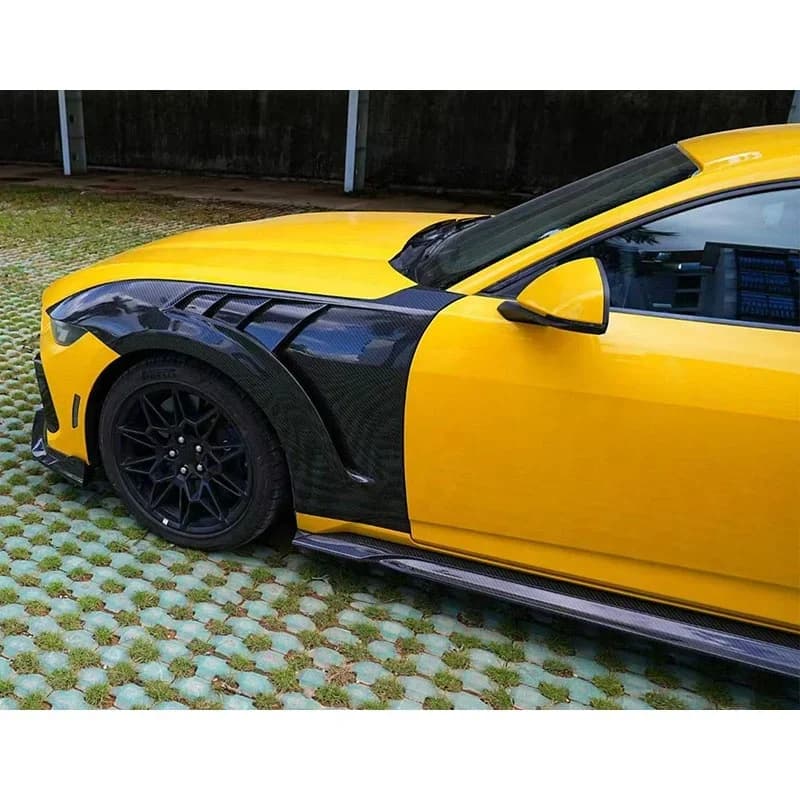 Wet Carbon Fender for  Mustang 2024 Lightweight Side Carbon Fiber Fenders Car Parts