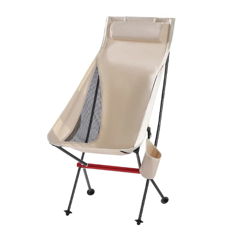 Outer folding chair portable fishing stool light leisure moon chair camping art student recliner