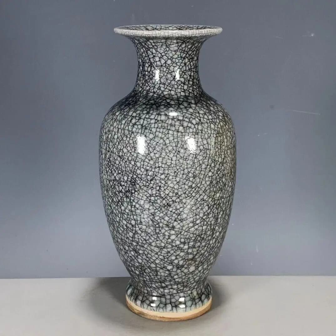 Exquisite Chinese Porcelain Jun Kiln Jun Vase Home Desktop Decor
