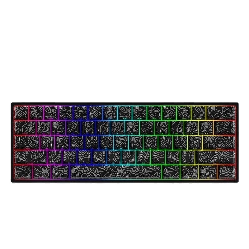 Wired magnetic axis mechanical keyboard RGB backlit adjustable keystroke gaming keyboard