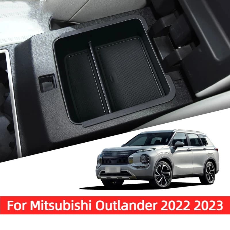 For Mitsubishi Outlander  2023 Center Console Armrest Box Storage Box Trays Interior Modification Accessories