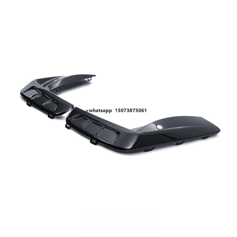Paktechz Prepreg Carbon Fiber Parts Front Upper Valences Canards for  M8 F91 F92 F93
