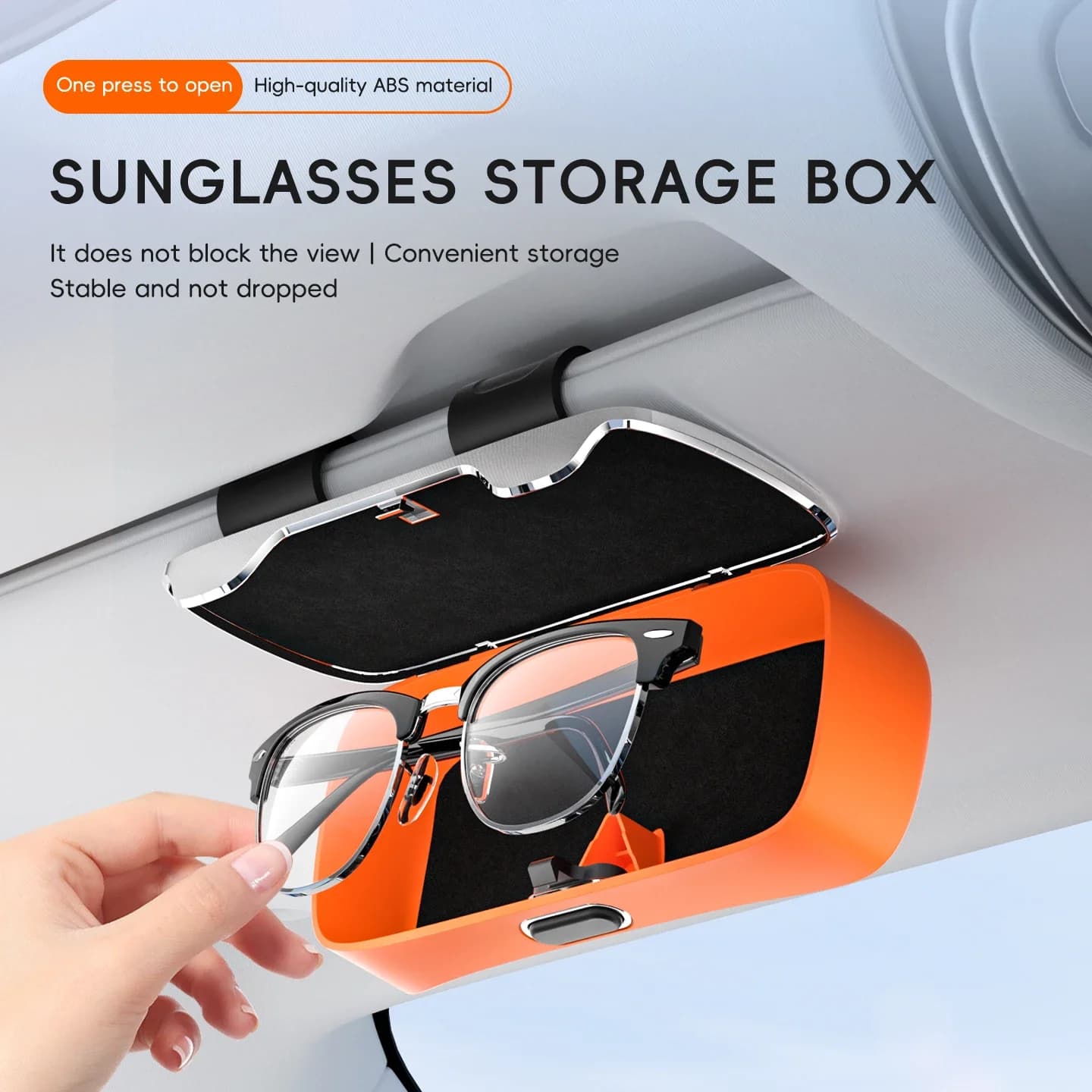 Automobile Universal Multifunctional Sunshade Glasses Storage Box Interior Accessories For Honda Toyota Volkswagen Xpeng Tank
