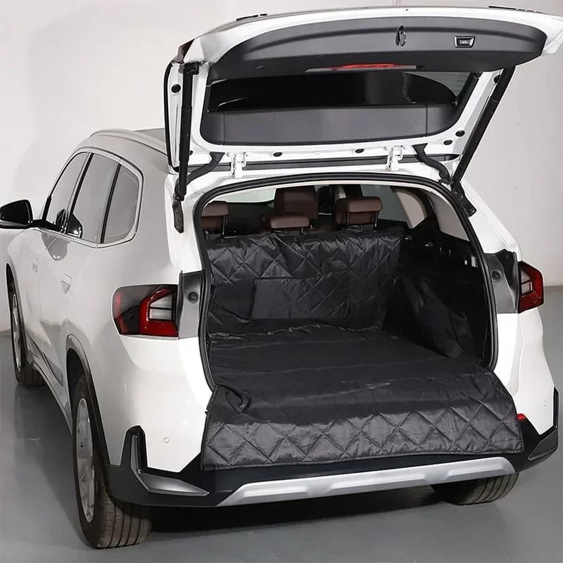 For BMW X1 U11 2023-2024 PVC+Oxford cloth material trunk pet mat travel waterproof mat interior protection accessories