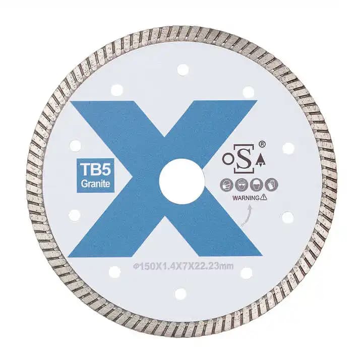 TB5 Granite Turbo Diamond Blade Premium Dry Cutting Saw Blade for Marble Granite Concrete