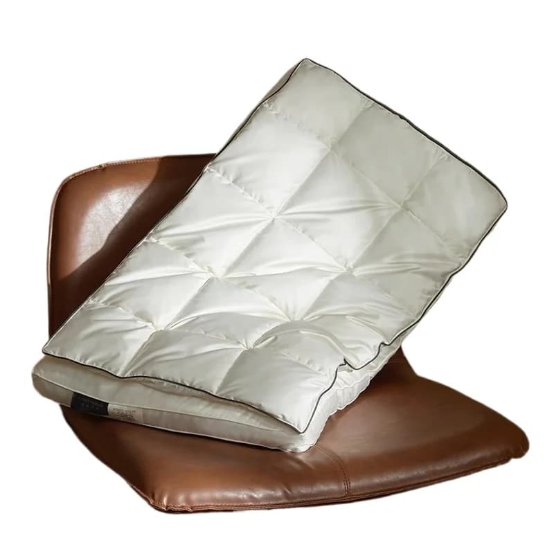 Down pillow for sleeping, special cervical spine protection to help sleep, adults do not collapse