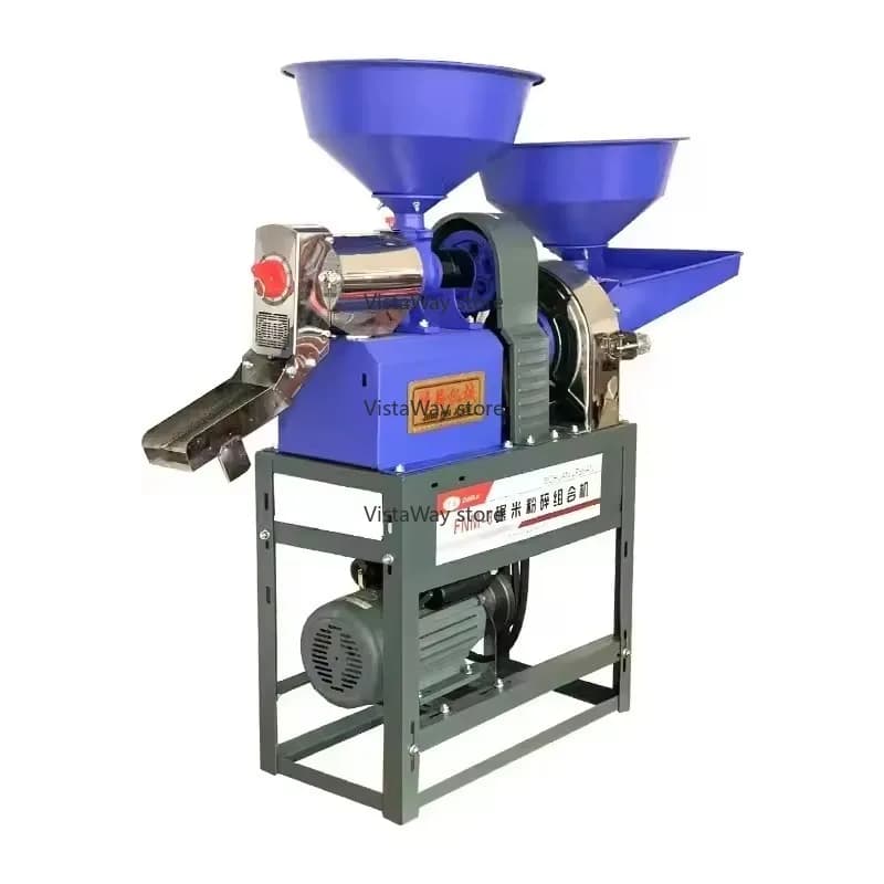 Hot Sale Multi-function 3kw Electric Rice Milling Machine Pulverizer Combination All-in-one Machine