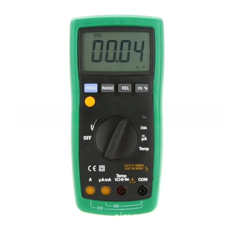 Automatic Range Digital Multimeter Capacitance Temperature