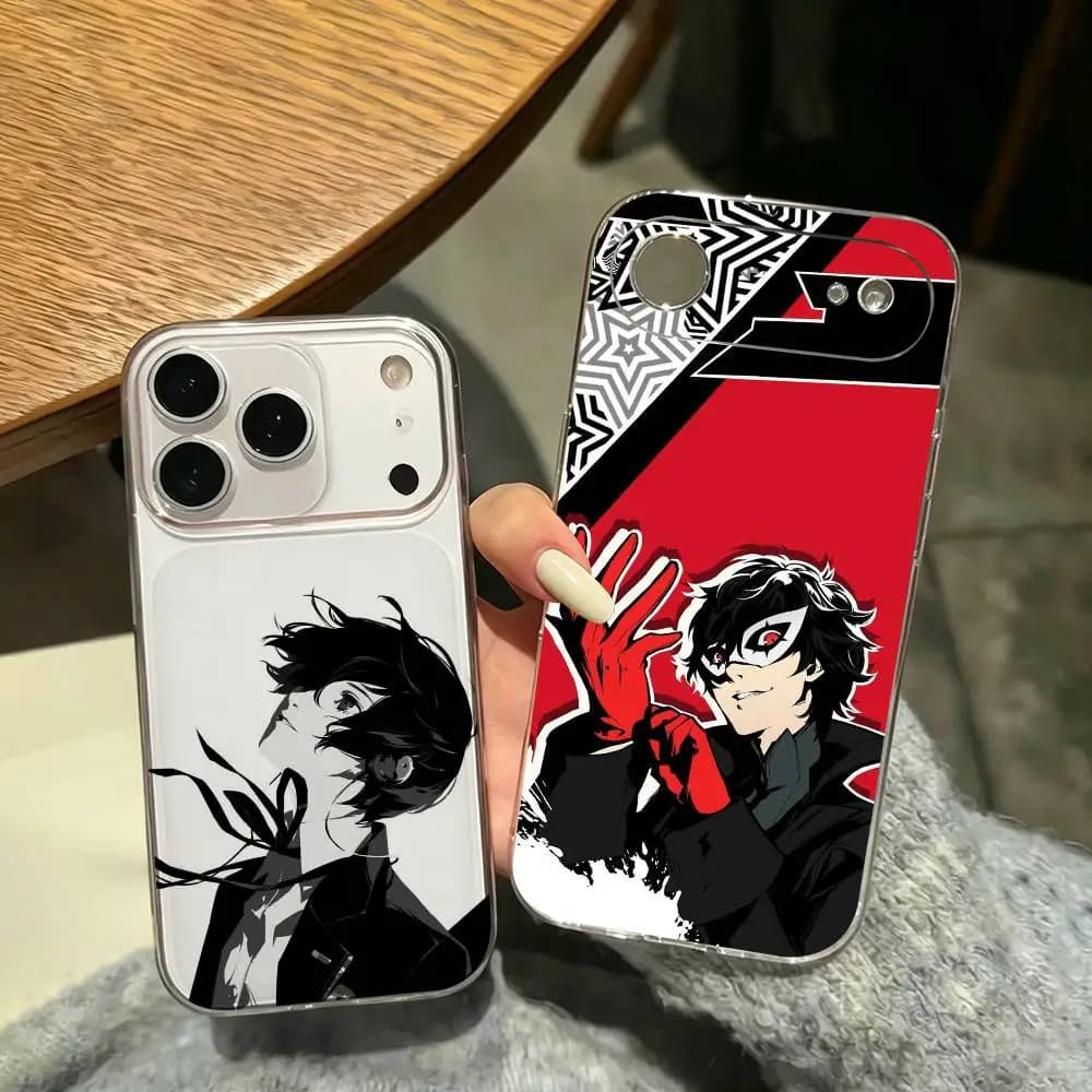 Games-Wallpaper Persona 5  Transparent Phone Case For IPhone 17 16 15 Pro Max 14 13 12 11