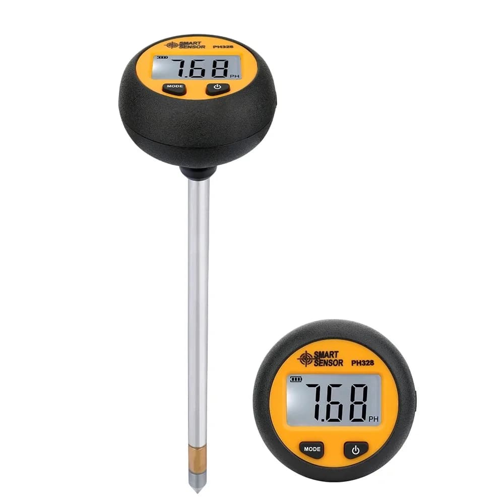PH328 3-in-1 Digital Soil Tester Soil pH Temperature Moisture Detector for Agricultural Orchard Measurement