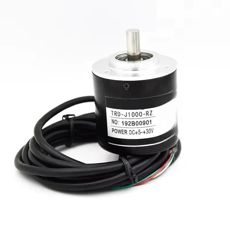 50mm Incrementals opticals rotarys encoders 8mm shafts TRD-J500-RZ resolutions 100 200 360 500 1000 1024 2000 pulses Pushs