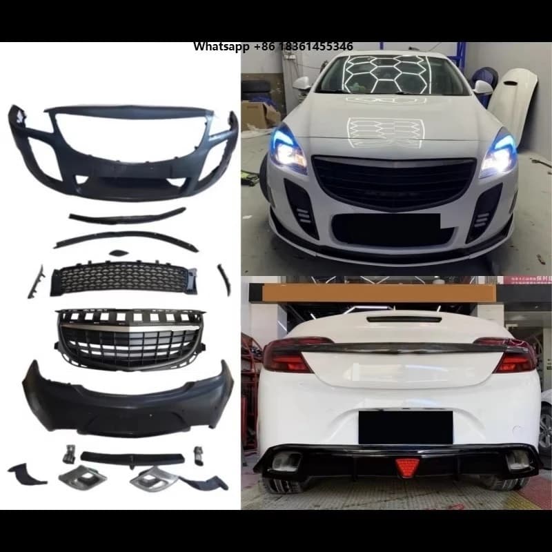 Car Body Kit for  2014-2016 Modified to Front Rear Bumper Grille Exhaust