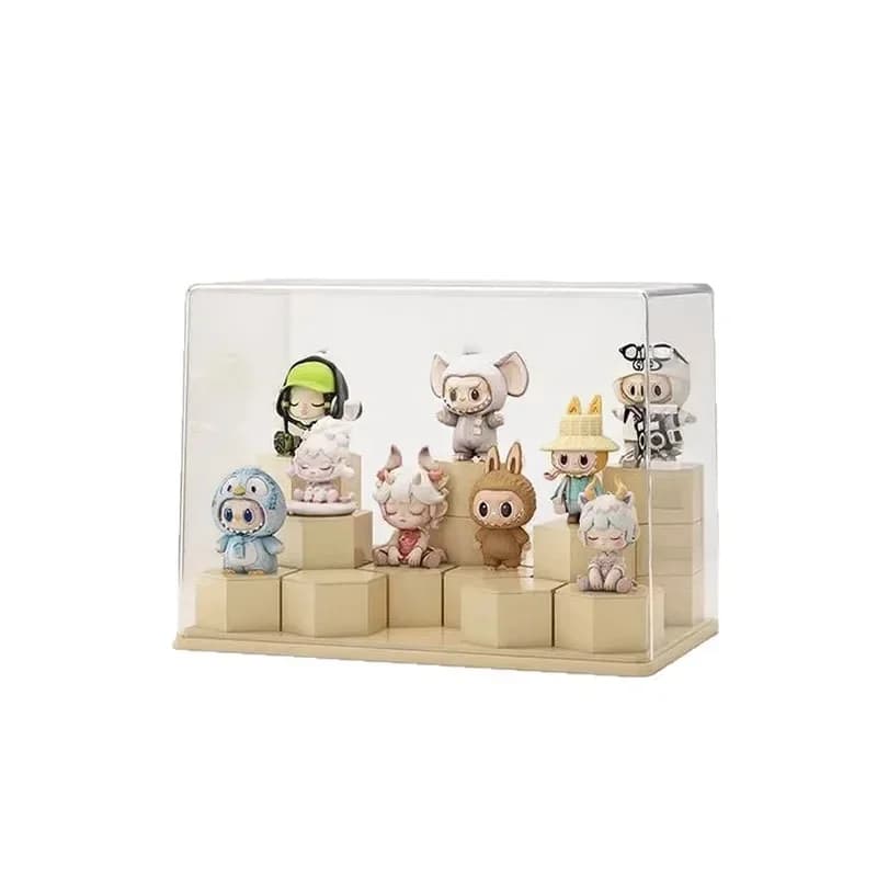 Acrylic  storage display box figure display cabinet transparent display stand