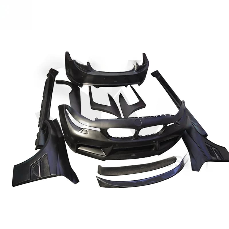 High Quality HM Style Wide Body Kit Front Bumper Fender Mod Parts Fit For 5 Series F10 F18 2010-2017