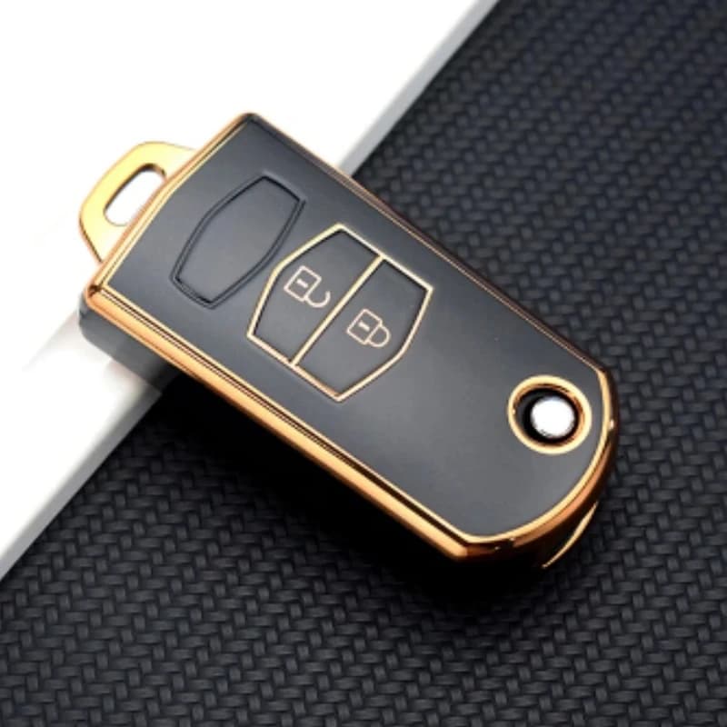 2 3 Buttons TPU Key Holder For Mazda 2 3 5 6 CX7 CX9 RX8 MX5 MPV Demio Car Key Cover Case Remote Shell Fob Bag Protector