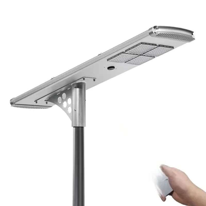 High quality aluminum waterproof one-in-one solar street light 80W
