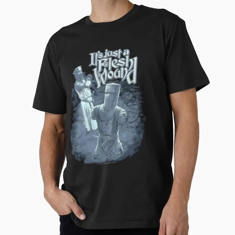 Style King Movie Knight 90s Monty Python  Funny Gift T-shirt British Comedy Graphic clothes US Size tops S-6XL