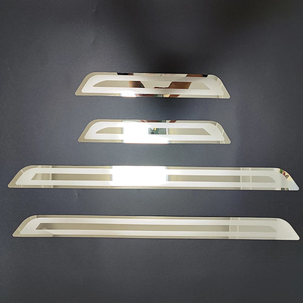 For SEAT LEON CUPRA FR ST 2010-2022 2023 2024 Chrome Welcome Pedal Protectors Door Sill Scuff Plate Trim Car Styling Accessories