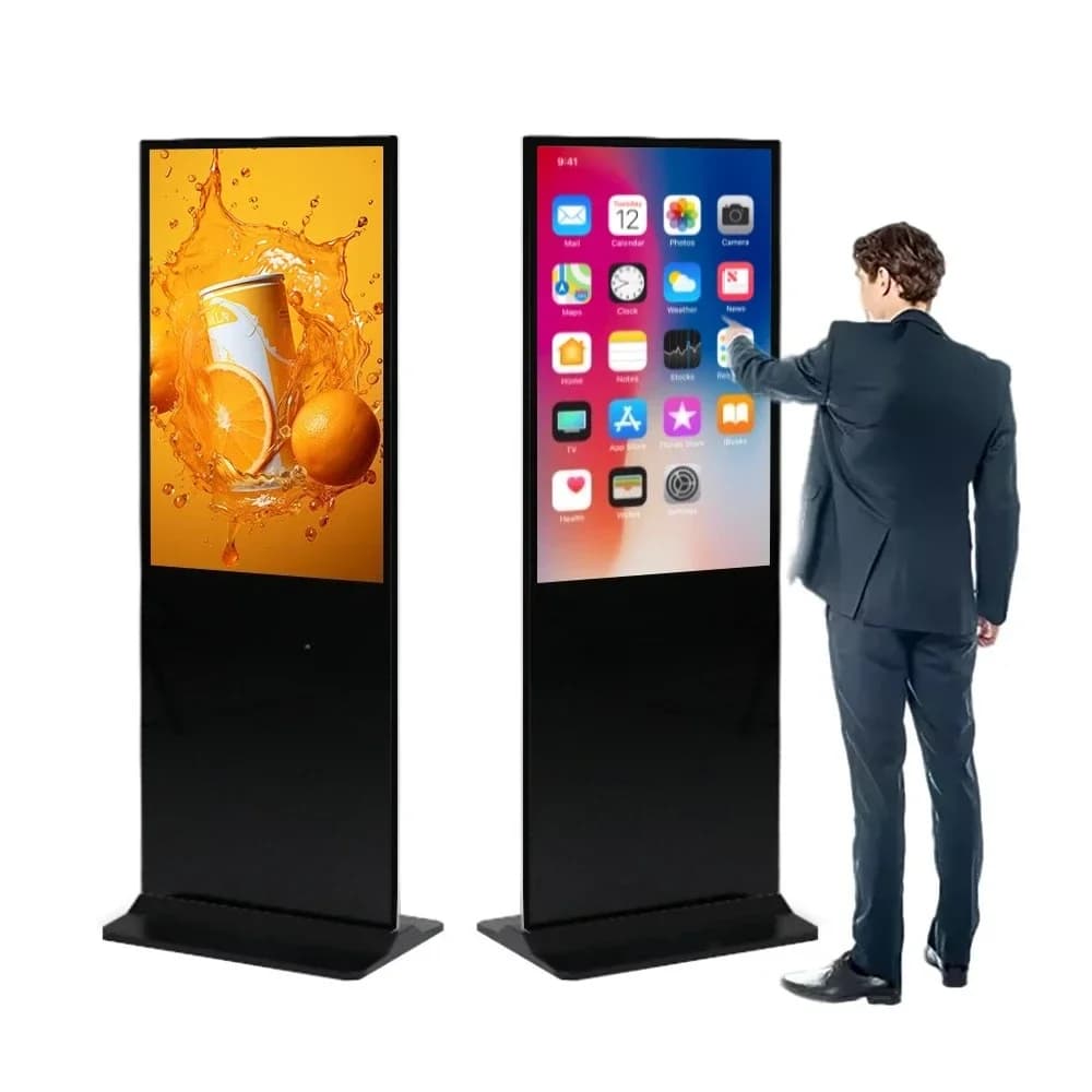 Advertising Equipment Screen 43 49 55 Inch Touch Screen Vertical Advertising Machine Lcd Display Touch Screen